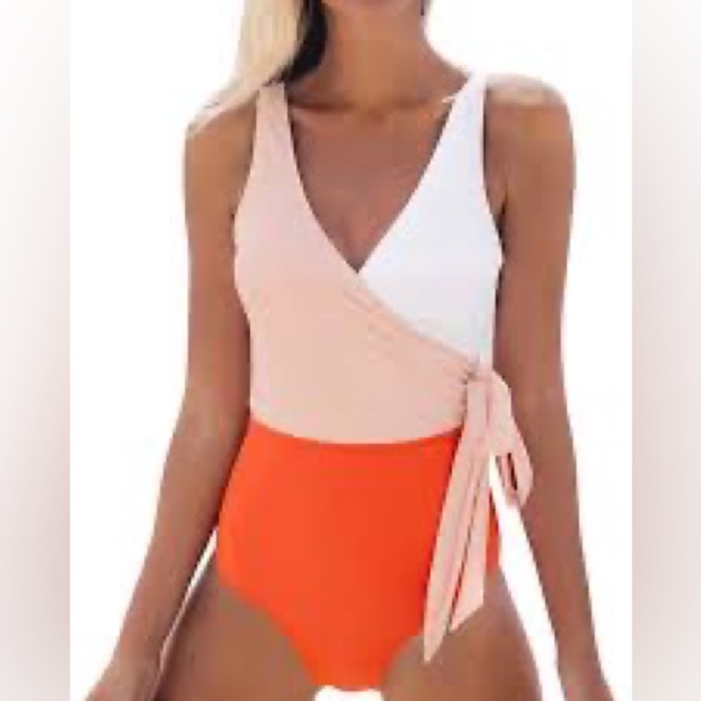 NWT Cupshe Orange One Piece